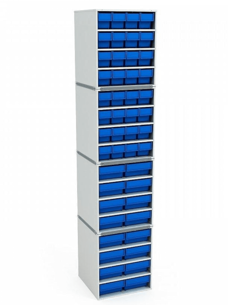 Стационарная кассетница ДиКом (на 4 яруса) 