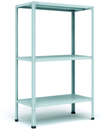 Стеллаж металлический Титан МС-750 3000x700x600 3 полки Стеллаж металлический Титан МС-750 3000x700x600 3 полки