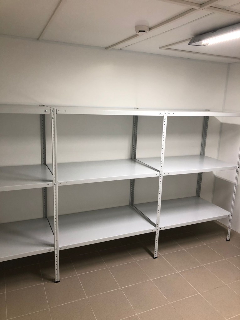 Стеллаж металлический Титан МС-500 1500х1000х500 3 полки Стеллаж металлический Титан МС-500 1500х1000х500 3 полки