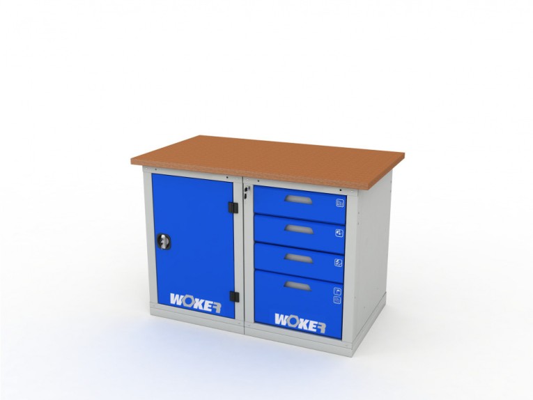 Верстак двухтумбовый WOKER PRO 2104.1200 