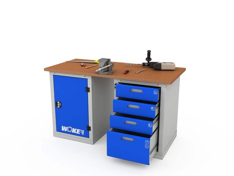 Верстак двухтумбовый WOKER PRO 2104.1200 Верстак двухтумбовый WOKER PRO 2104.1200