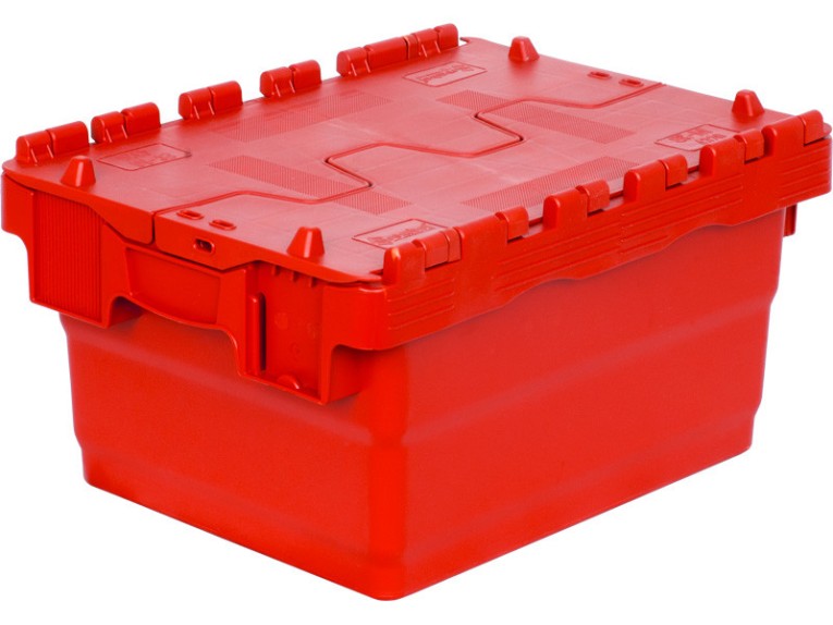 Ящик 400х300х215 цв. красный  Ящик 400х300х215 цв. красный