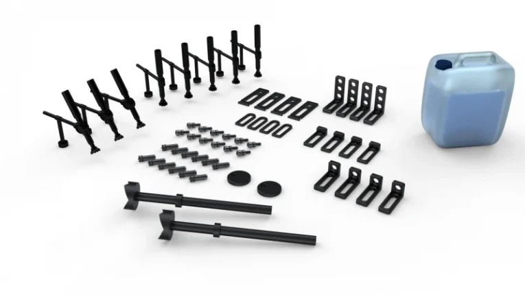 Набор оснастки для сварочного стола №2: Базовый (49 предметов) 