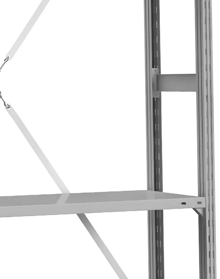 Стеллаж ТСУ 2000x1500x300 6 полок (150 кг, перф) Стеллаж ТСУ 2000x1500x300 6 полок (150 кг, перф)