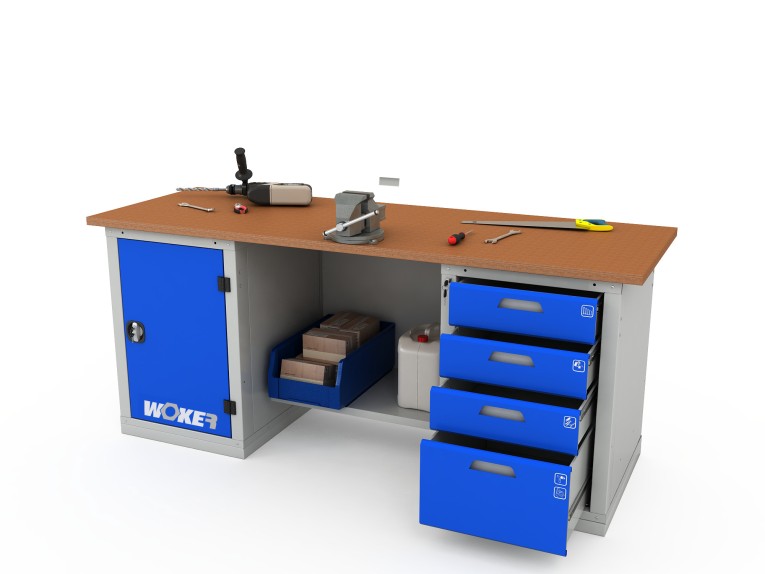 Верстак двухтумбовый WOKER PRO 2104.2000 Верстак двухтумбовый WOKER PRO 2104.2000