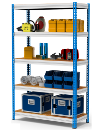 Стеллаж металлический МКФ 3000х1820х910 5 полок Стеллаж металлический МКФ 3000х1820х910 5 полок