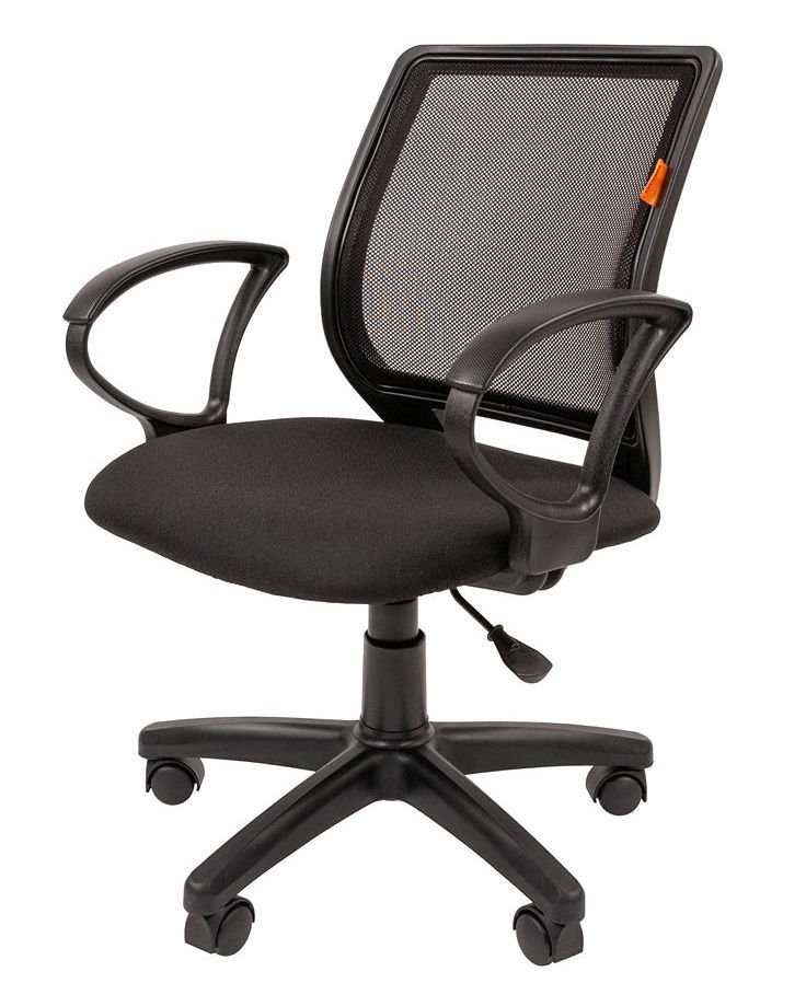  Офисное кресло CHAIRMAN 699, ткань стандарт/ сетчатый акрил, черный