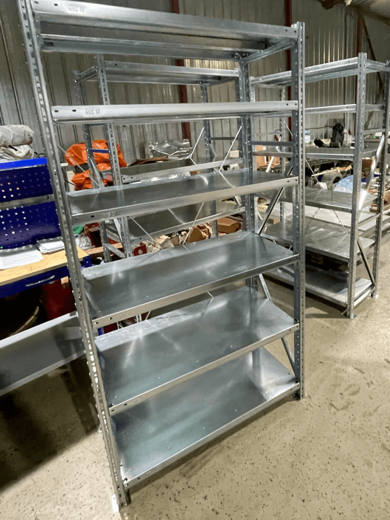 Стеллаж MS U 2500x1500x800 4 полки (250 кг, перф)  Стеллаж MS U 2500x1500x800 4 полки (250 кг, перф)