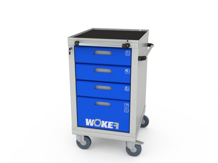 Тумба для инструментов мобильная WOKER PRO 04 M 
