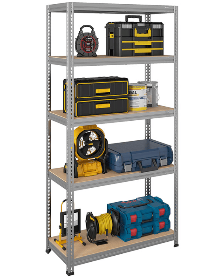 Стеллаж быстросборный ЛОФТ (SBL) 1800x1200x450 5 полок (цинк) 