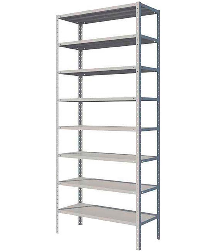 Стеллаж MS Standart 2550х1000х500 8 полок 