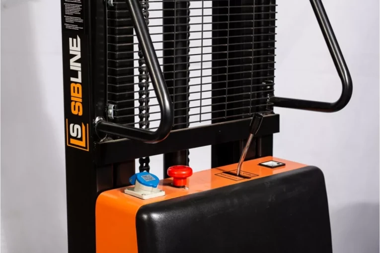 Штабелер с электроподъемом 1 т - 2 м Вилы: 1100 , Гелевая АКБ, SPN1020 SIBLINE 