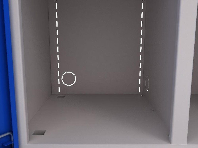 Шкаф инструментальный ERGO 181/2 №11  Шкаф инструментальный ERGO 181/2 №11