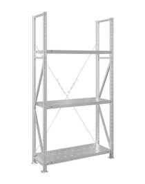 Стеллаж MS U 2500x1500x1000 3 полки (250 кг, перф) Стеллаж MS U 2500x1500x1000 3 полки (250 кг, перф)