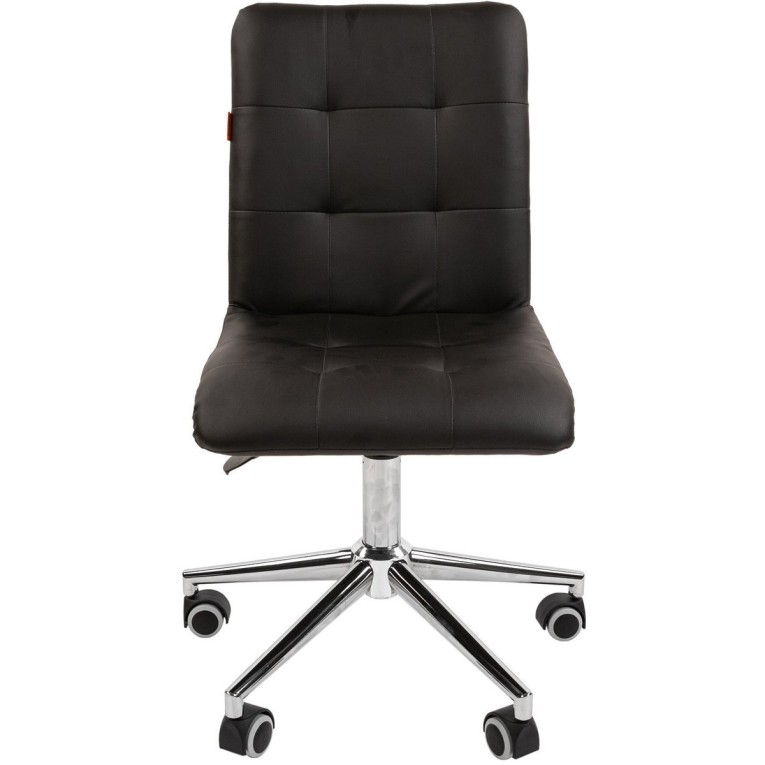 Офисное кресло Chairman 030 Россия экопремиум черный, хром, без подлокотников Офисное кресло Chairman 030 Россия экопремиум черный, хром, без подлокотников
