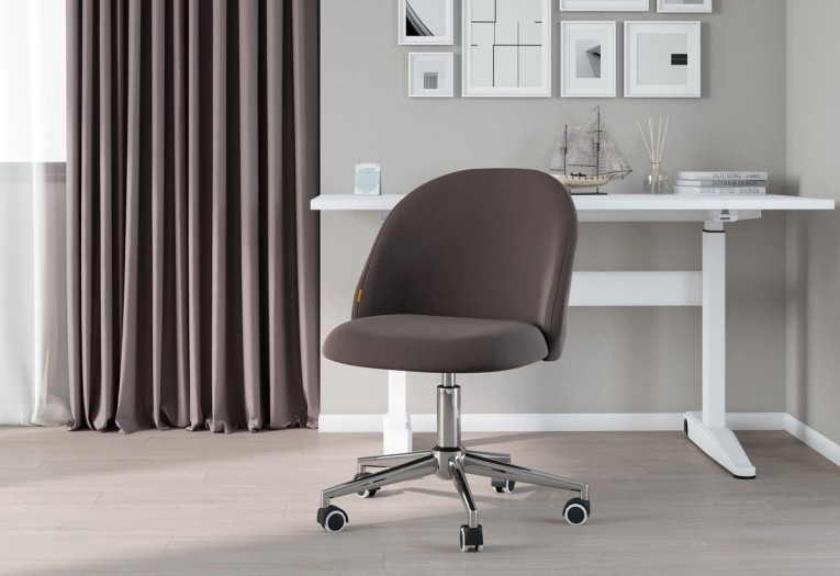 Кресло Chairman Home 118 Россия ткань Т-55 серый 