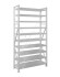 Стеллаж MS U 2000x1200x500 10 полок (400 кг, металл) 