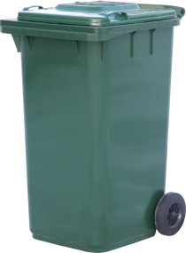 Мусорный контейнер 240л. зелёный Мусорный контейнер 240л. зелёный