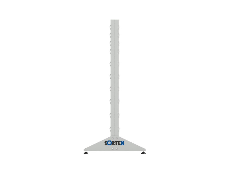 Стеллаж для пластиковых лотков SORTEX двухсторонний 1500x1000x800.01 Стеллаж для пластиковых лотков SORTEX двухсторонний 1500x1000x800.01