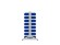 Стеллаж для пластиковых лотков SORTEX двухсторонний 1500x1000x800.02  Стеллаж для пластиковых лотков SORTEX двухсторонний 1500x1000x800.02