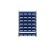 Стеллаж для пластиковых лотков SORTEX двухсторонний 1500x1000x800.03  Стеллаж для пластиковых лотков SORTEX двухсторонний 1500x1000x800.03