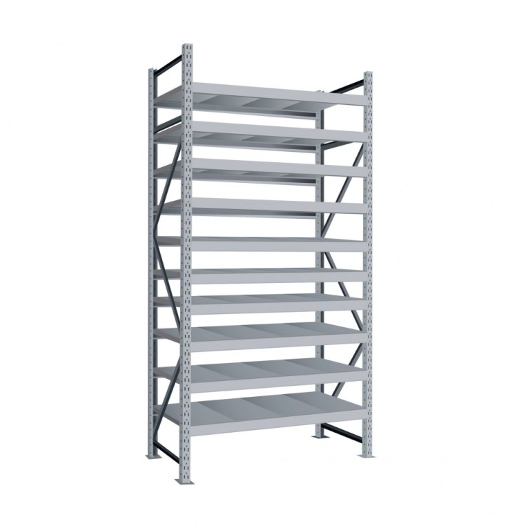 Стеллаж грузовой Диком СТ-051 2700х1200х650 с 10 ярусами 