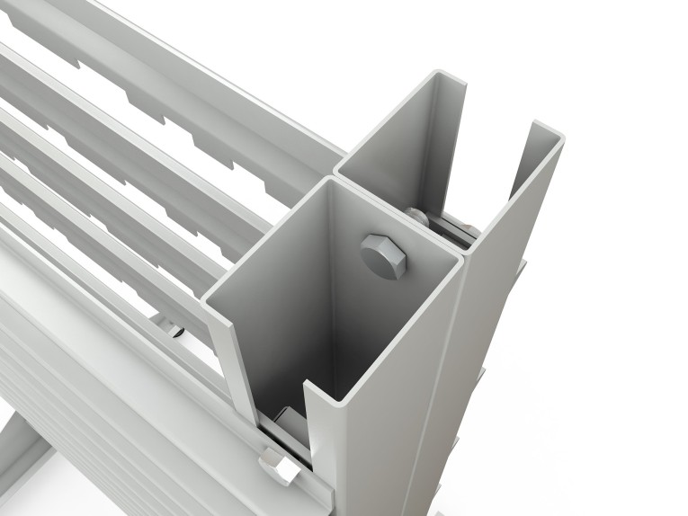 Стеллаж для пластиковых лотков SORTEX двухсторонний 1500x1000x800.05 Стеллаж для пластиковых лотков SORTEX двухсторонний 1500x1000x800.05