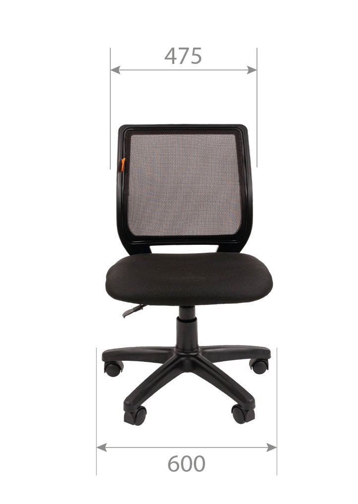 Офисное кресло Chairman 699 Россия TW черный б/подл 