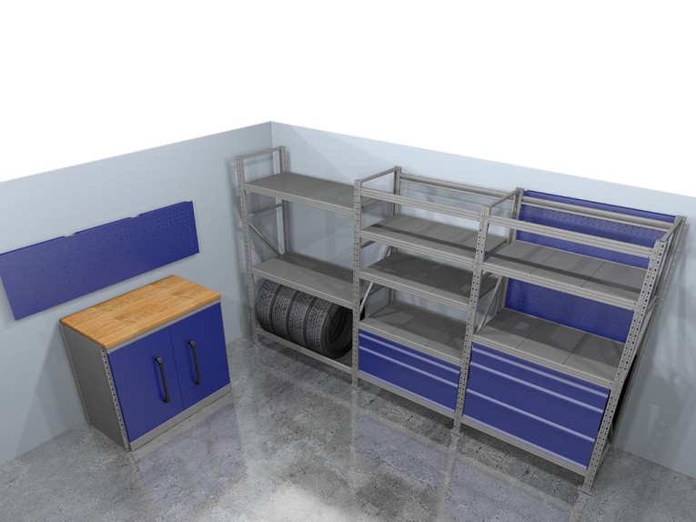 Стеллажная система хранения №1 Гараж Стеллажная система хранения №1 Гараж