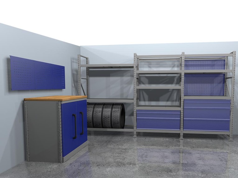 Стеллажная система хранения №1 Гараж Стеллажная система хранения №1 Гараж