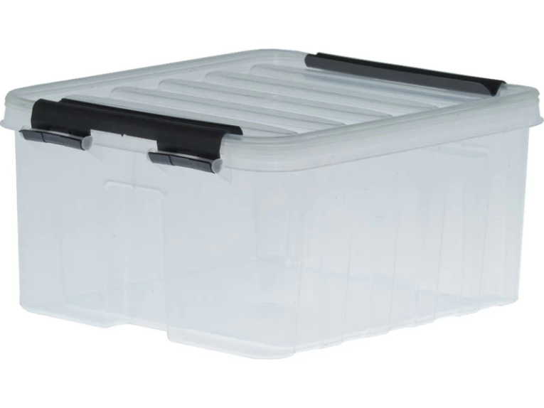 Контейнер Rox Box Original 2 (210х170х95 мм с крышкой и клипсами прозрачный) 