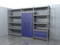 Стеллажная система хранения №3 Гараж