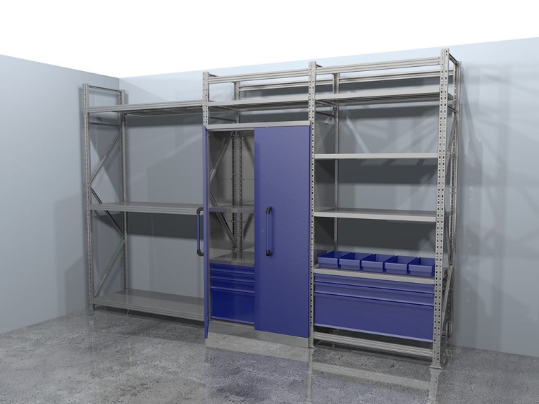 Стеллажная система хранения №3 Гараж Стеллажная система хранения №3 Гараж