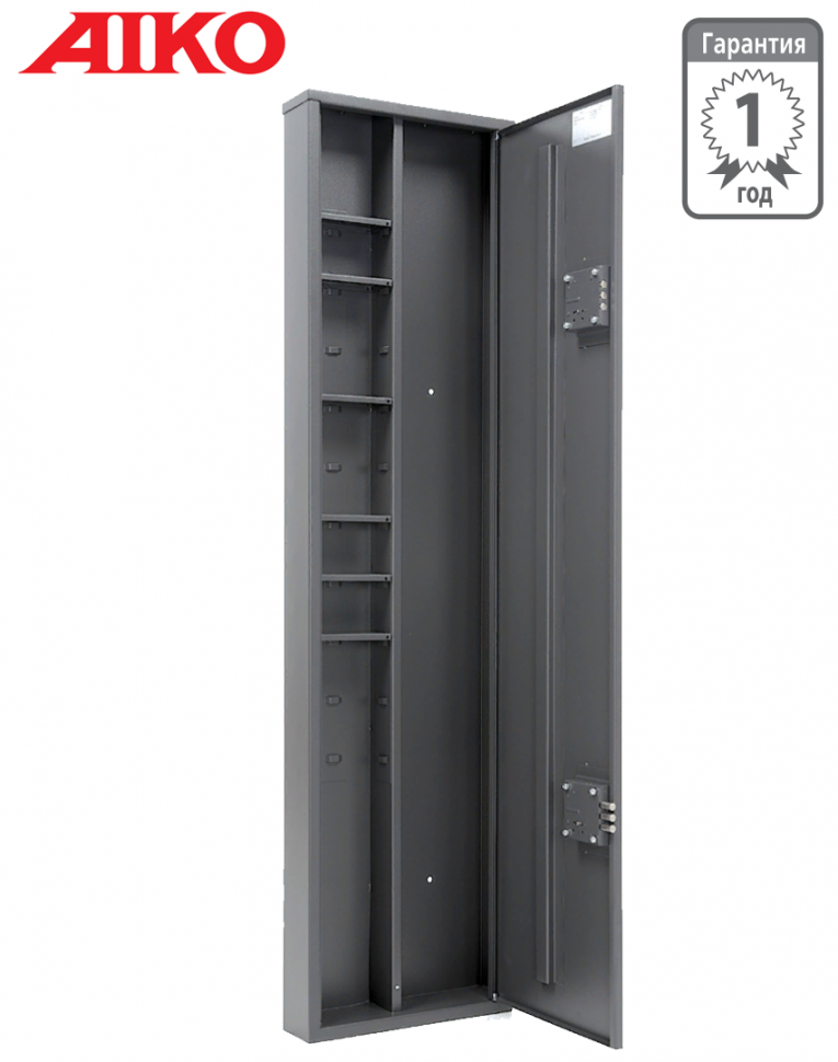 Узкий сейф для оружия Aiko Чирок 1409 (глубина 9 см) Узкий сейф для оружия Aiko Чирок 1409 (глубина 9 см)