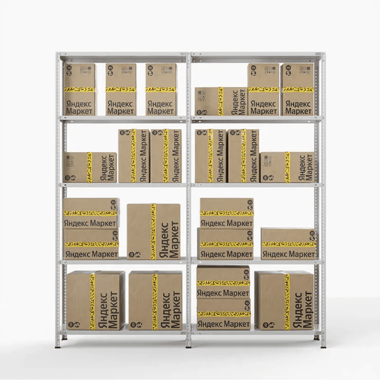 Стеллаж ПВЗ Яндекс Маркет 2000х2000х400 5 полок 