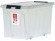Контейнер Rox Box Original 70 (580х390х350 мм с крышкой и клипсами, на роликах, прозрачный) 