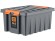 Контейнер особопрочный Rox Box PRO 16 (415х300х190 мм с крышкой и клипсами, антрацит) 