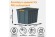Контейнер особопрочный Rox Box PRO 50 (500х390х390 мм с крышкой и клипсами, на роликах, антрацит) 
