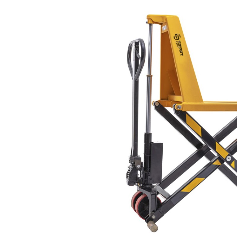 Гидравлическая тележка (рохля) SD-HL (HLT15, г/п 1500 кг, вилы 1150x550 мм, высокоподъемная 800 мм) SMARTLIFT (SMART) 