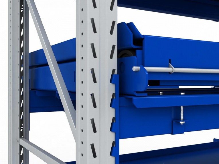 Стеллаж с выкатными платформами S-HEAVY 1000/1300 (3 яруса хранения) 