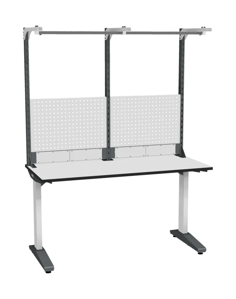 Стол монтажный ДиКом СР-150-01, ДСП, нерегулируемый, экран Э2 