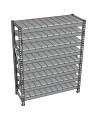 Стеллаж грузовой СГР 3000x1800x800 8 полок (металл) Стеллаж грузовой СГР 3000x1800x800 8 полок (металл)