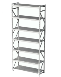 Стеллаж MS Profi 2000х2100х500 7 полок Стеллаж MS Profi 2000х2100х500 7 полок