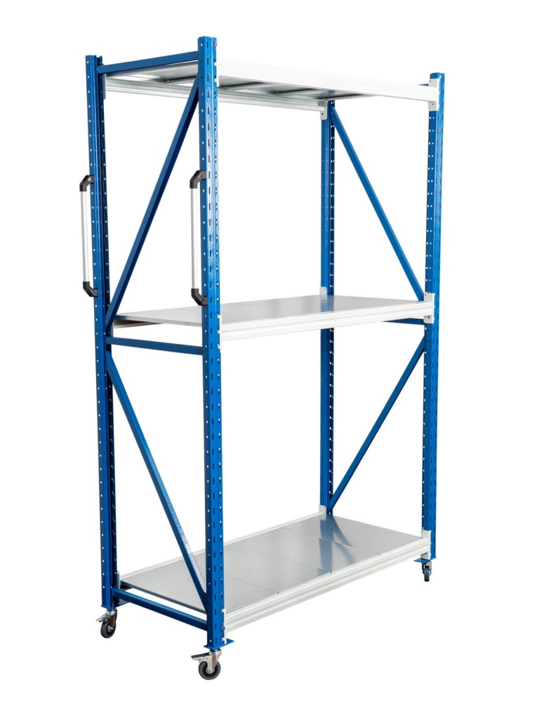 Стеллаж мобильный БиКом СТ-4 300x150x90 3 полки Стеллаж мобильный БиКом СТ-4 300x150x90 3 полки