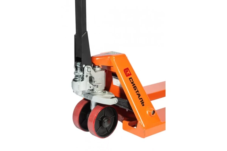 Гидравлическая тележка (рокла) AC, 2 т, Вилы: 1150 Х 550, СибТаль, полиуретановые колеса Гидравлическая тележка (рокла) AC, 2 т, Вилы: 1150 Х 550, СибТаль, полиуретановые колеса