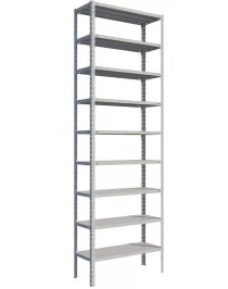 Стеллаж MS Standart 2200х700х500 9 полок Стеллаж MS Standart 2200х700х500 9 полок