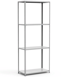 Стеллаж металлический Титан МС-500 2200х700х300 4 полки Стеллаж металлический Титан МС-500 2200х700х300 4 полки