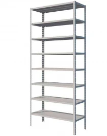 Стеллаж MS Standart 2200х700х500 8 полок Стеллаж MS Standart 2200х700х500 8 полок