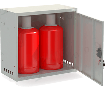 Шкаф для газовых баллонов ШГР 27-2 (27л) Шкаф для газовых баллонов ШГР 27-2 (27л)