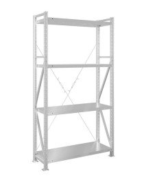 Стеллаж MS U 2500x1200x400 4 полки (180 кг, металл) Стеллаж MS U 2500x1200x400 4 полки (180 кг, металл)